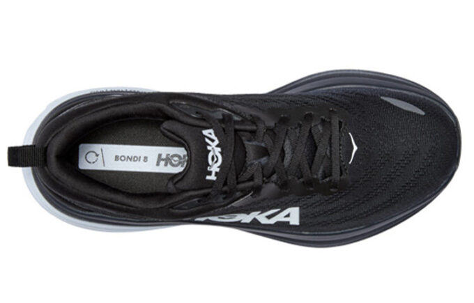 (WMNS) Bondi 8 D Wide ‘Nero Bianco’