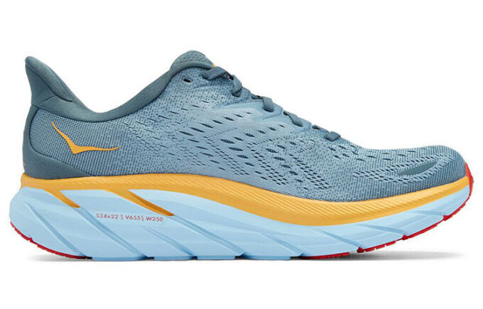 Clifton 8 2E Wide ‘Goblin Blue Mountain Spring’