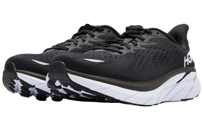 Clifton 8 2E Wide ‘Nero Bianco’