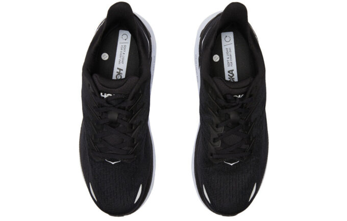 Clifton 8 2E Wide ‘Nero Bianco’