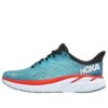 Clifton 8 2E Wide ‘Real Teal Aquarelle’