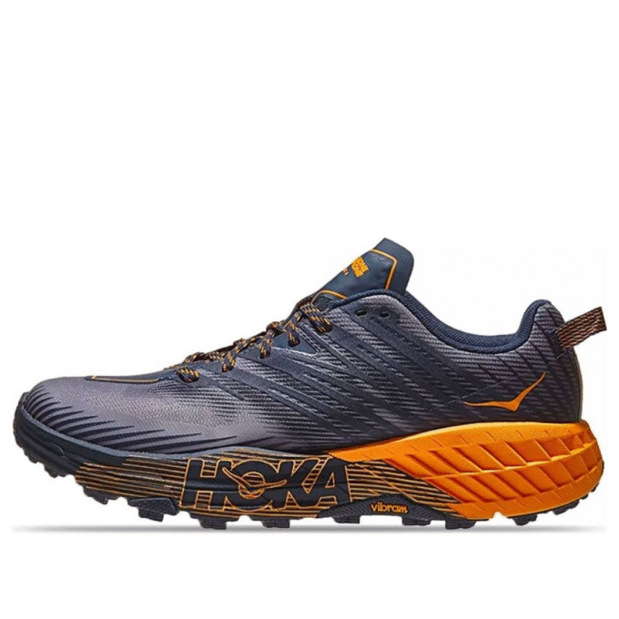 Speedgoat 4 ‘Black Iris Marigold’