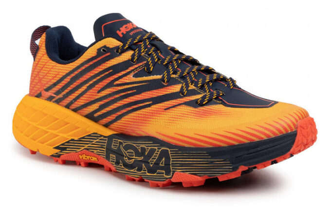 Speedgoat 4 ‘Gold Fusion Black Iris’