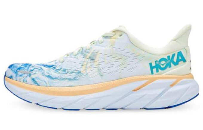 (WMNS) Clifton 8 Wide ‘White Blue’